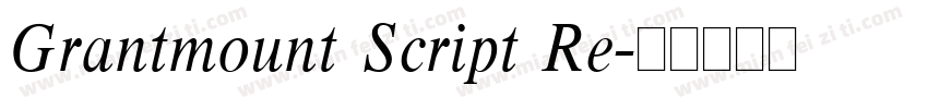 Grantmount Script Re字体转换